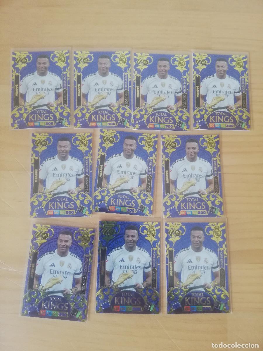 Cromos de F&uacute;tbol: Mbappe (x10) Total Kings Adrenalyn 2026