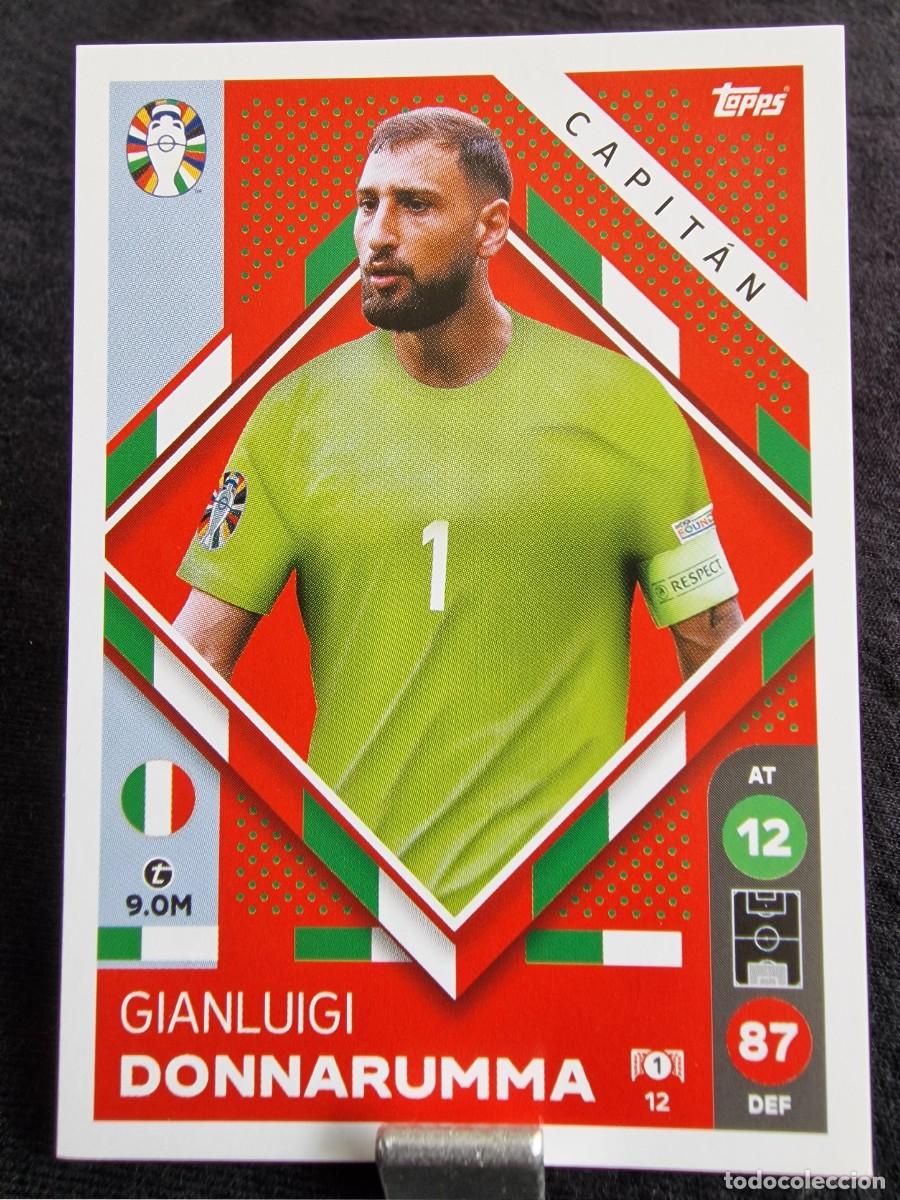 Cromos de F&uacute;tbol: [Gianluigi Donnarumma] n&ordm;12 - EURO 2024 Lidl Match Attax - &iexcl;Impecable!