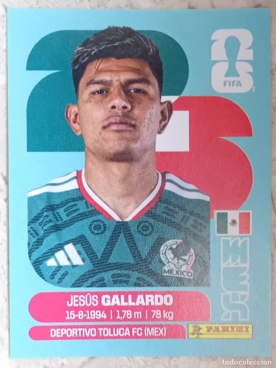 Cromos de F&uacute;tbol: Figurina Panini 2026 Cromo World Cup Usa Mundial 2026 Jes&uacute;s Gallardo n MEX 6