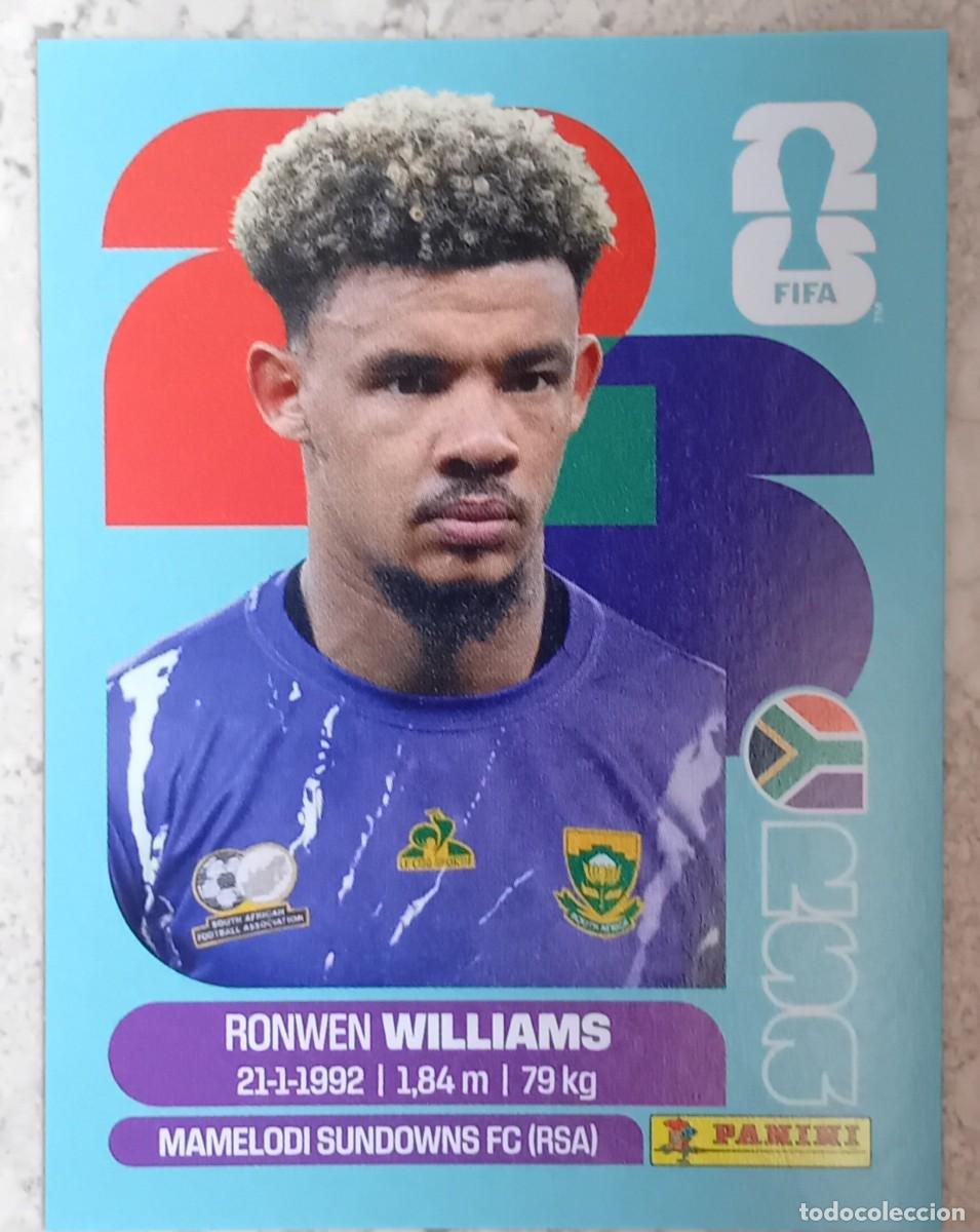 Cromos de F&uacute;tbol: Figurina Panini 2026 Cromo World Cup Usa Mundial 2026 Ronwen Williams South Africa n RSA 2