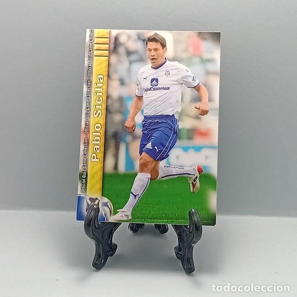 Cromos de F&uacute;tbol: 521 PABLO SICILIA CD TENERIFE CROMO FICHA OFFICIAL QUIZ GAME COLLECTION MUNDICROMO 2009 2010 09 10