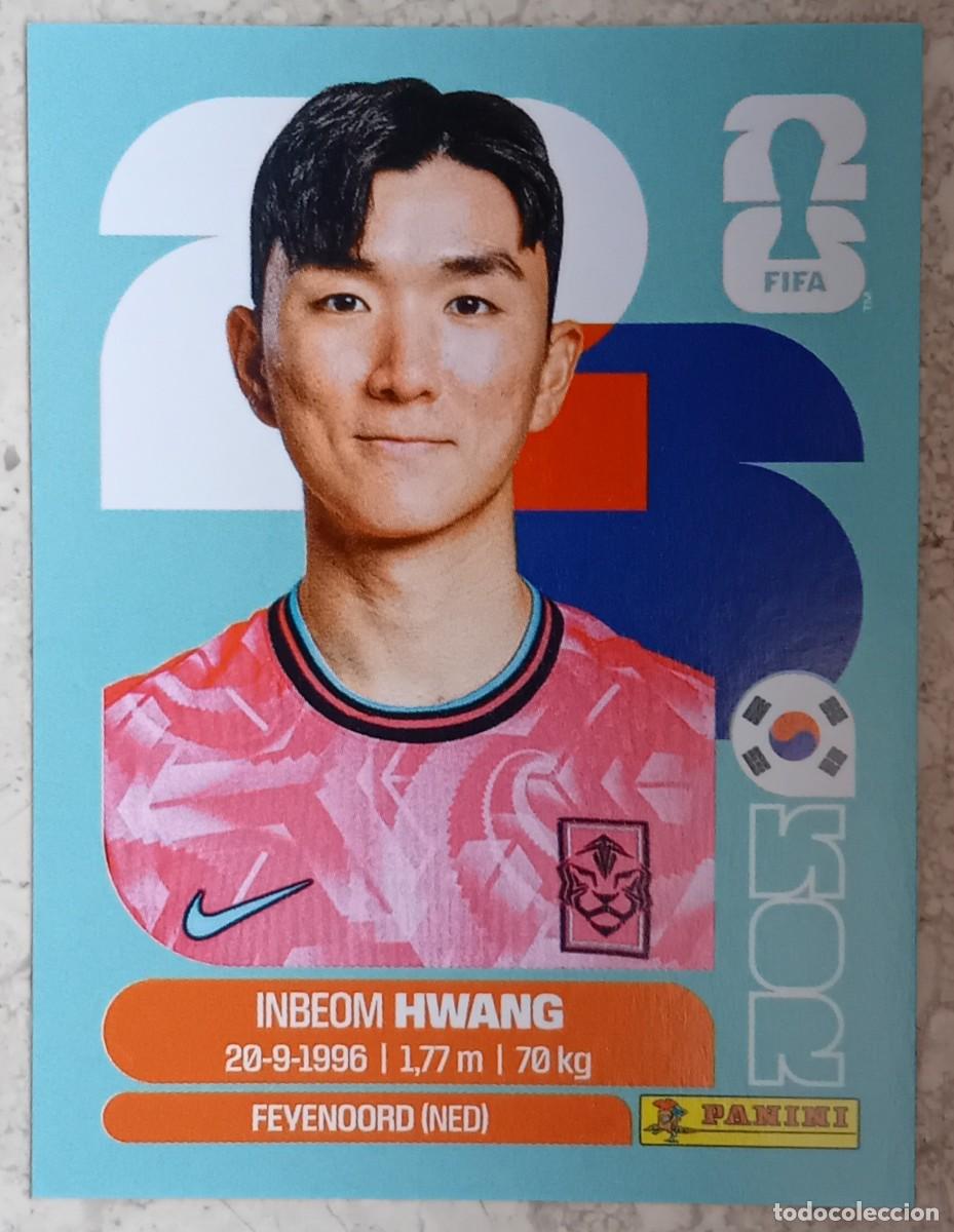 Cromos de F&uacute;tbol: Figurina Panini 2026 Cromo World Cup Usa Mundial 2026 Inbeom Hwang Korea Republic n KOR 11