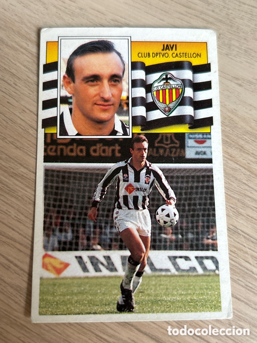 Cromos de F&uacute;tbol: JAVI CASTELLON LIGA ESTE 1990 1991 90 91 NUNCA PEGADO SIN PEGAR