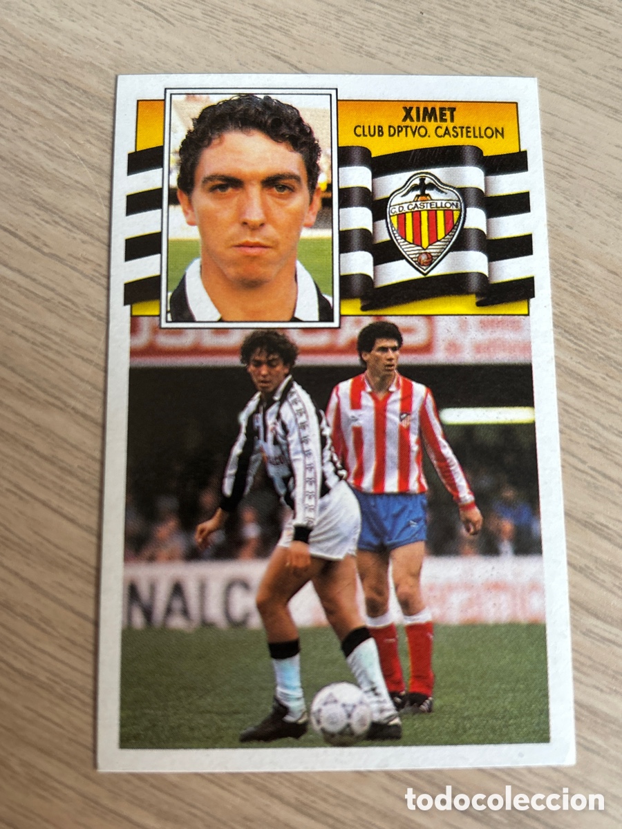 Cromos de F&uacute;tbol: XIMET CASTELLON LIGA ESTE 1990 1991 90 91 NUNCA PEGADO SIN PEGAR