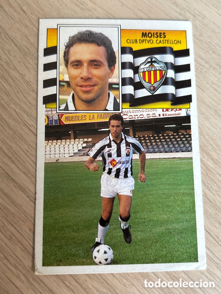 Cromos de F&uacute;tbol: MOISES CASTELLON LIGA ESTE 1990 1991 90 91 NUNCA PEGADO SIN PEGAR