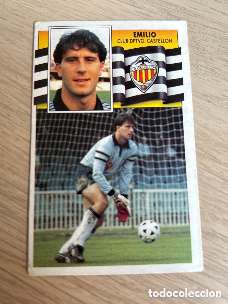 Cromos de F&uacute;tbol: EMILIO CASTELLON LIGA ESTE 1990 1991 90 91 NUNCA PEGADO SIN PEGAR