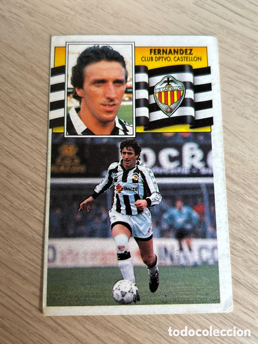 Cromos de F&uacute;tbol: FERNANDEZ CASTELLON LIGA ESTE 1990 1991 90 91 NUNCA PEGADO SIN PEGAR