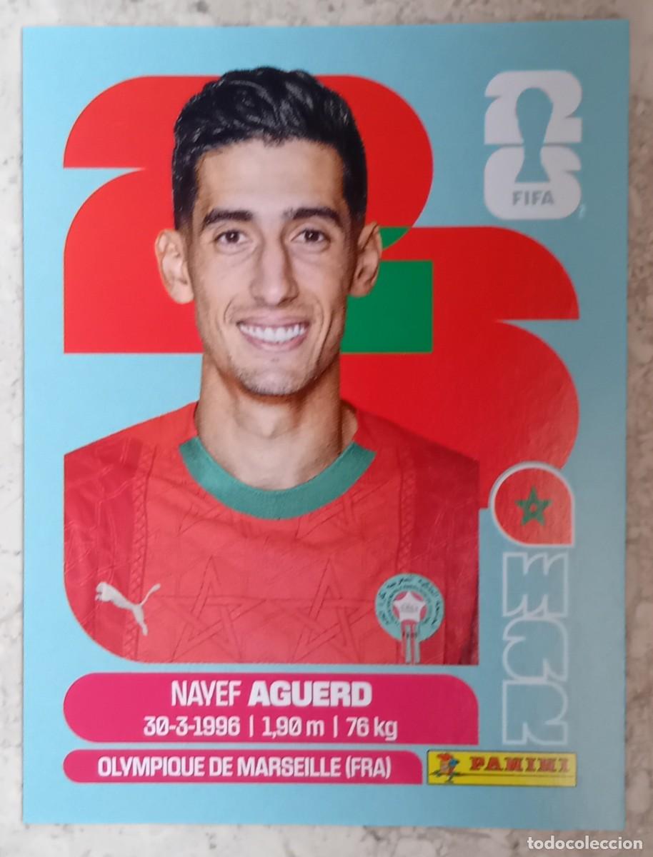 Cromos de F&uacute;tbol: Figurina Panini 2026 Cromo World Cup Usa Mundial 2026 Nayef Aguerd Morocco n MAR 6