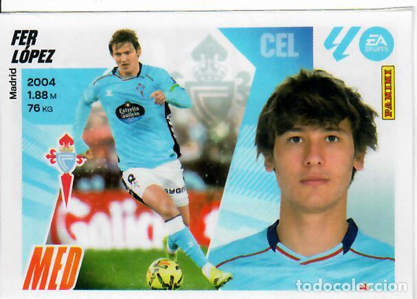 Cromos de F&uacute;tbol: CROMO PANINI LIGA ESTE 2025-26 (25 - 26) - MERCADO DE INVIERNO N&ordm; 12 - FER L&Oacute;PEZ - CELTA