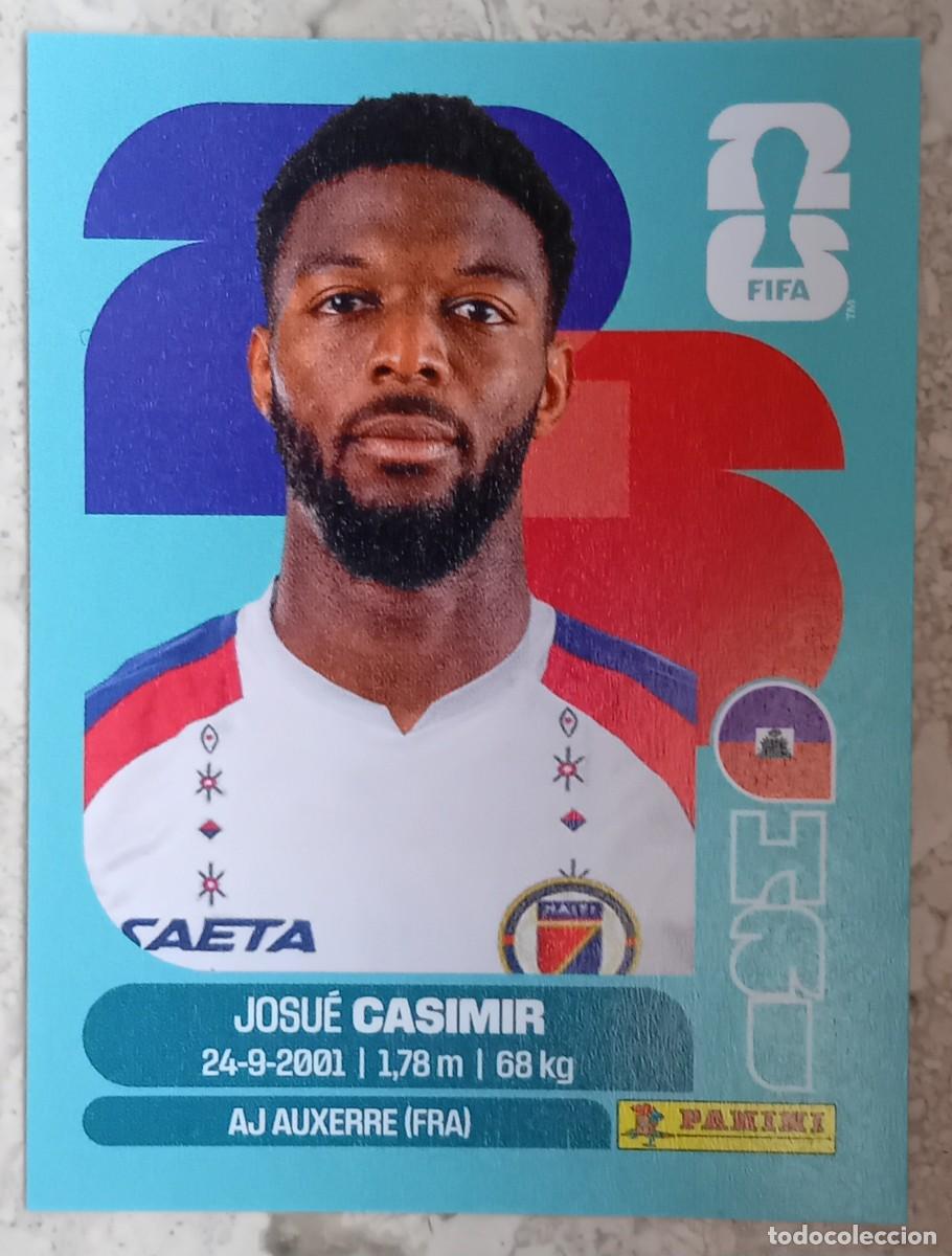 Cromos de F&uacute;tbol: Figurina Panini 2026 Cromo World Cup Usa Mundial 2026 Josue Casimir Haiti n HAI 16