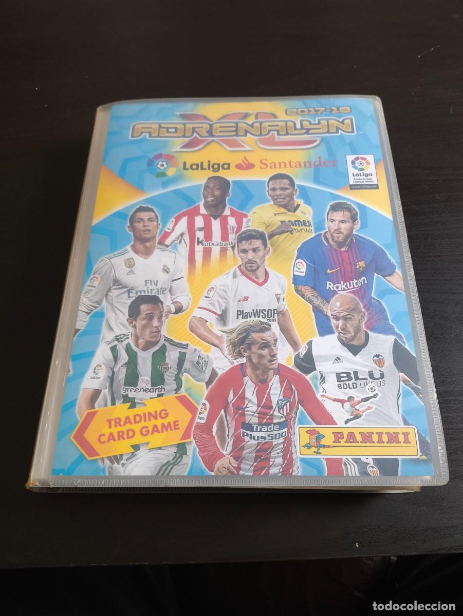 Cromos de F&uacute;tbol: COLECCION COMPLETA ADRENALYN PANINI LIGA 2017 2018 17 18 MESSI RONALDO BALON DE ORO LEER NO ESTE