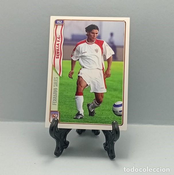 Cromos de F&uacute;tbol: 152 FERNANDO SALES SEVILLA FC CROMO FICHA OFFICIAL QUIZ GAME COLLECTION MUNDICROMO 2004 2005 04 05