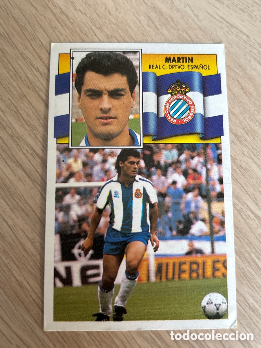 Cromos de F&uacute;tbol: MARTIN ESPANYOL LIGA ESTE 1990 1991 90 91 NUNCA PEGADO SIN PEGAR