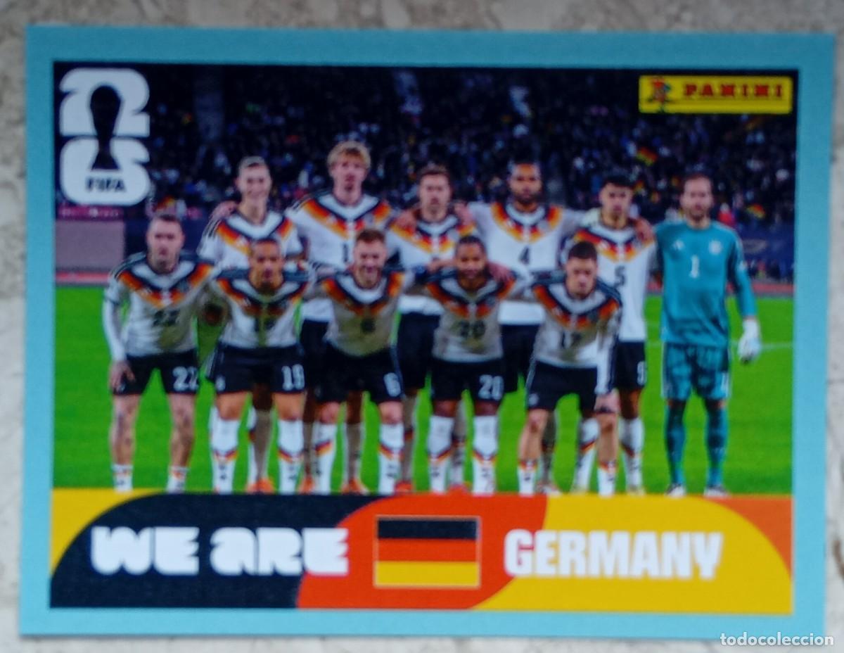 Cromos de F&uacute;tbol: Figurina Panini 2026 Cromo World Cup Usa Mundial 2026 Team Squadra Alineaci&oacute;n Germany n GER 13