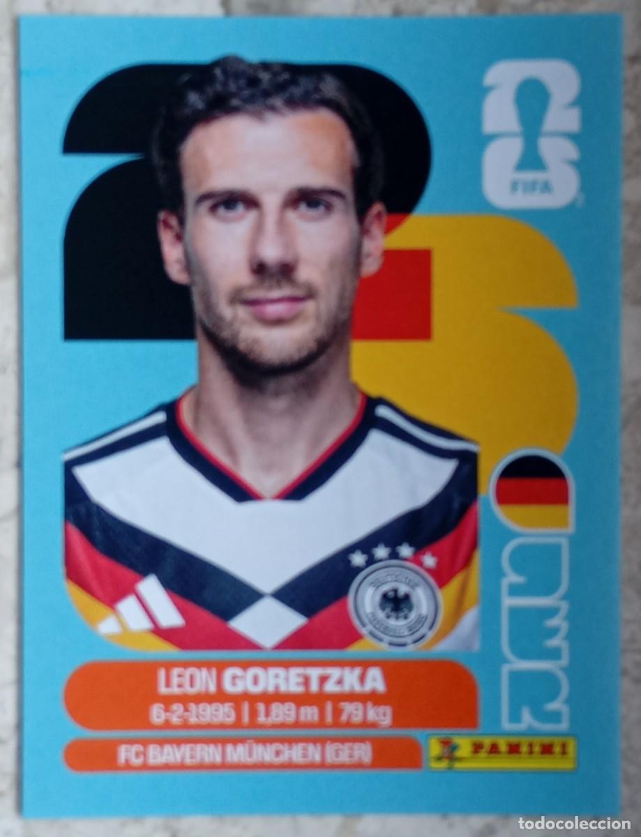 Cromos de F&uacute;tbol: Figurina Panini 2026 Cromo World Cup Usa Mundial 2026 Leon Goretzka Germany n GER 14