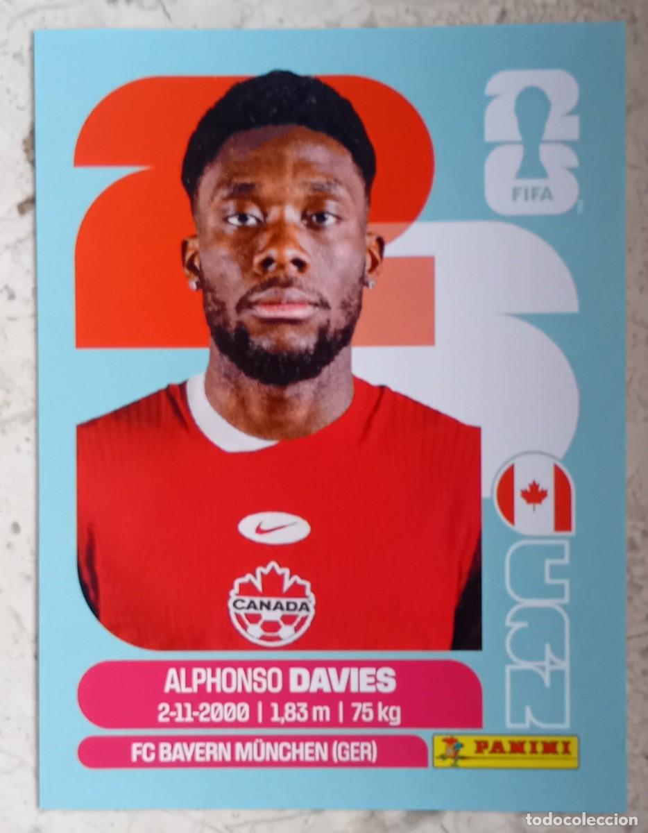 Cromos de F&uacute;tbol: Figurina Panini 2026 Cromo World Cup Usa Mundial 2026 Alphonso Davies Canada n CAN 3
