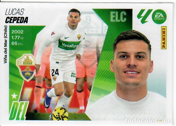 Cromos de F&uacute;tbol: CROMO PANINI LIGA ESTE 2025-26 (25 - 26) - MERCADO DE INVIERNO N&ordm; 14 - CEPEDA - ELCHE