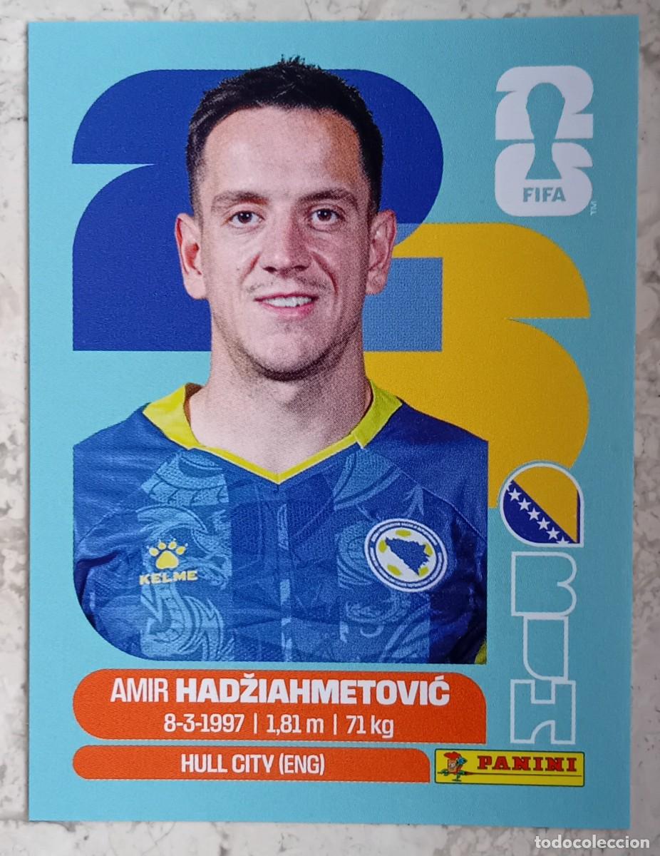 Cromos de F&uacute;tbol: Figurina Panini 2026 Cromo World Cup Usa Mundial 2026 Amir Hadziahmetovic Bosnia n BIH 8