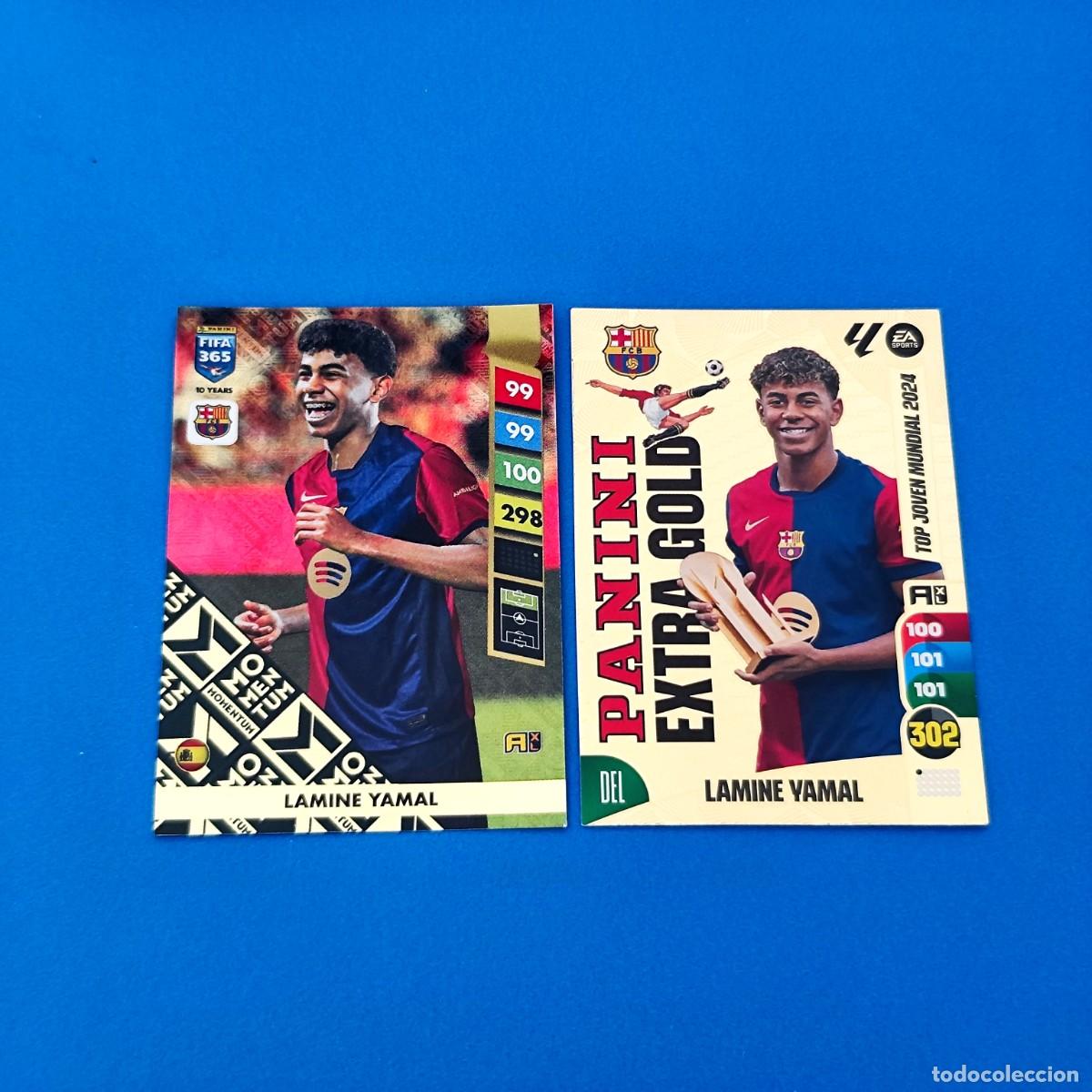 Cromos de F&uacute;tbol: Adrenalyn 2024 2025 / 24 25 Lamine Yamal Momentum 2025 - Panini Extra Gold