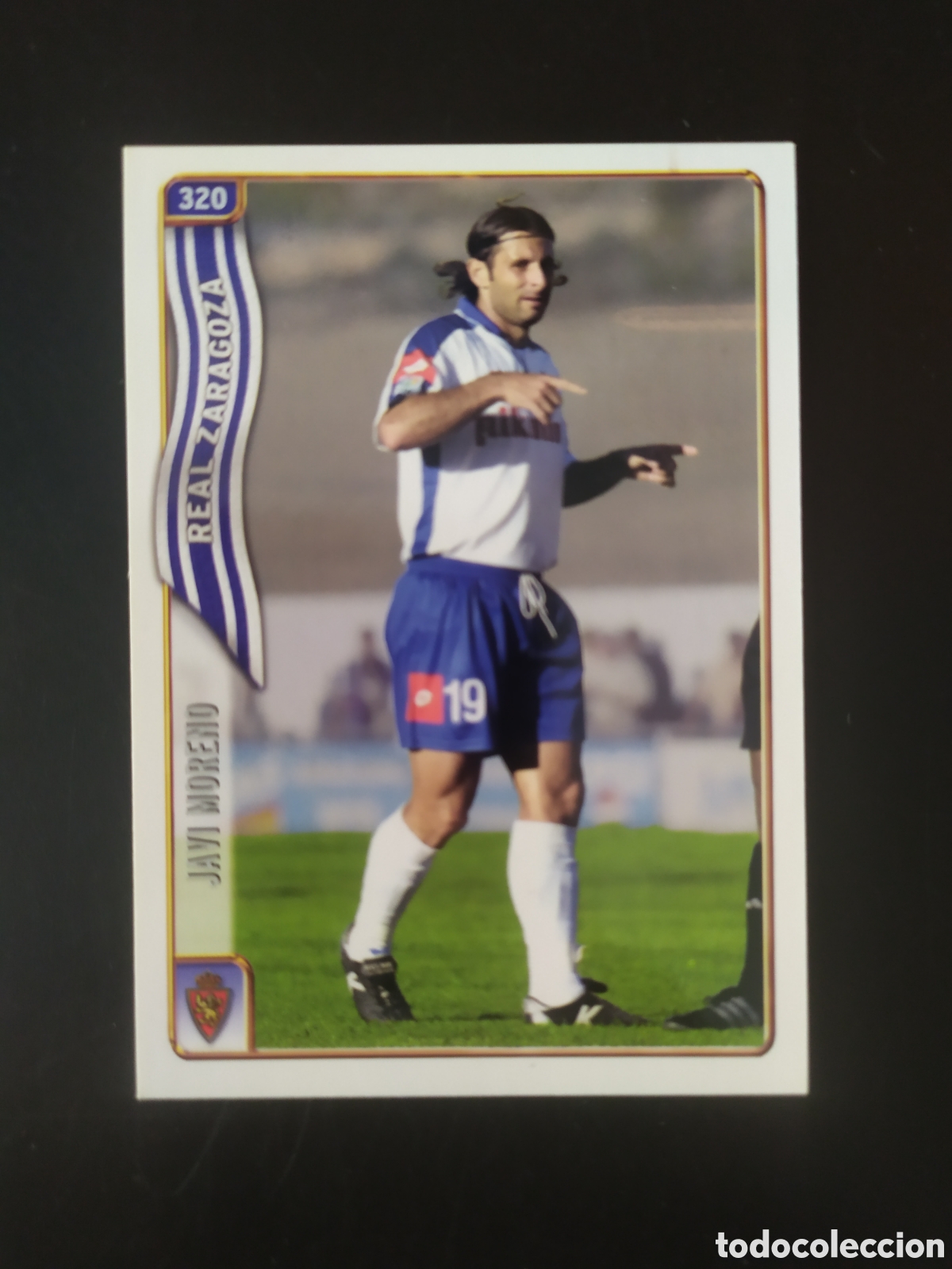Cromos de F&uacute;tbol: Mundicromo fichas Liga 2004 2005 04 05 Javi Moreno n&deg; 320 Real Zaragoza