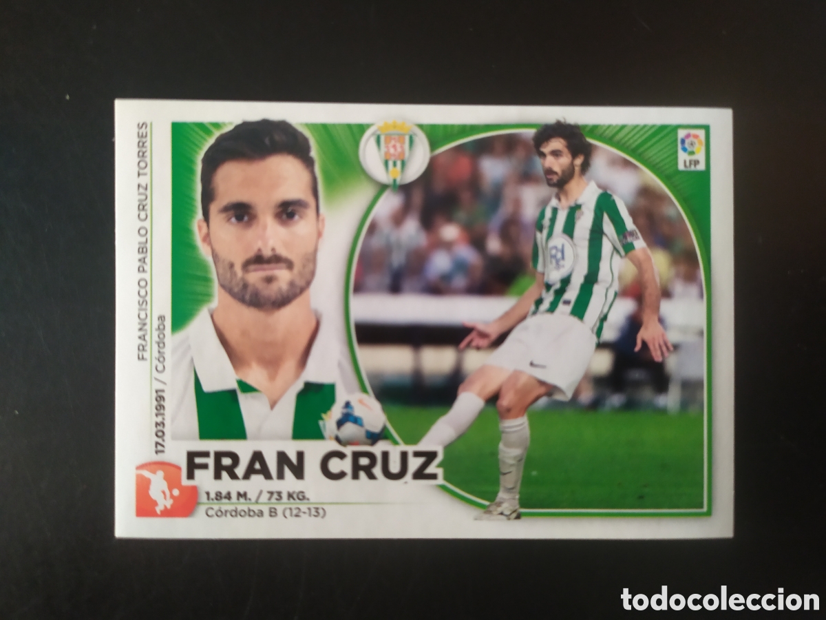 Cromos de F&uacute;tbol: Liga este 2014 2015 14 15 panini Fran Cruz n&deg; 5 C&oacute;rdoba