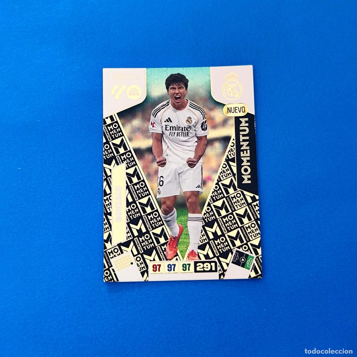 Cromos de F&uacute;tbol: Adrenalyn 2025 2026 / 25 26 Momentum Gonzalo Real Madrid