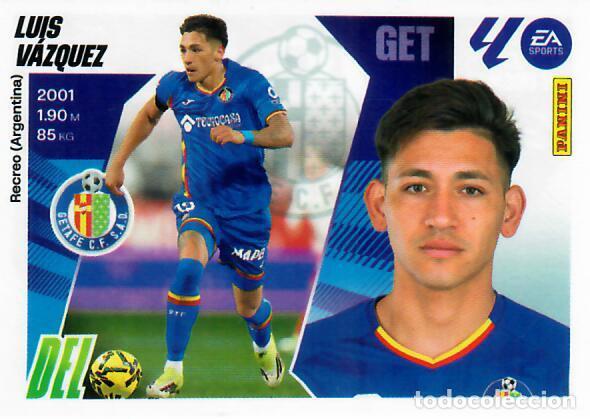Cromos de F&uacute;tbol: CROMO PANINI LIGA ESTE 2025-26 (25 - 26) - MERCADO DE INVIERNO N&ordm; 18 - LUIS V&Aacute;ZQUEZ - GETAFE