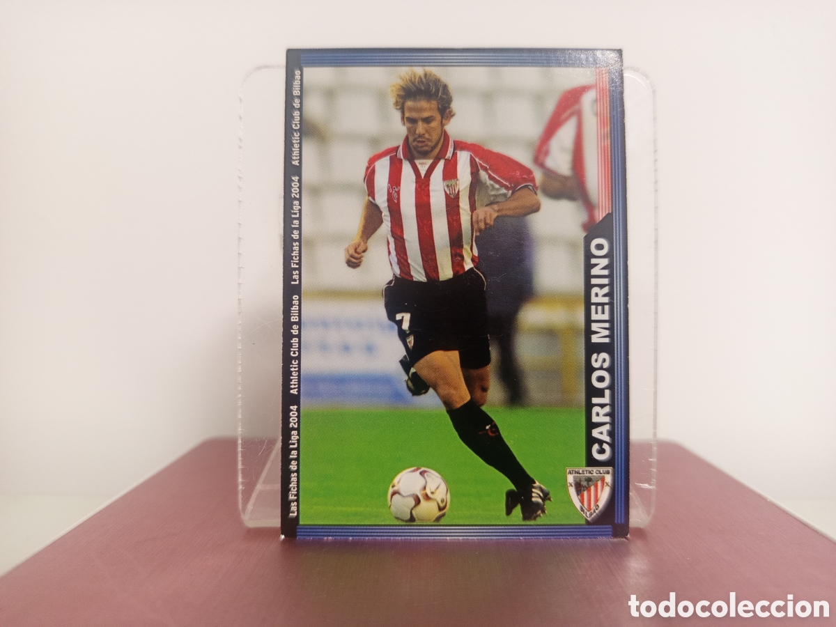 Cartes &agrave; collectionner de Football: ❇️ CROMO CARD ⚽ CARLOS MERINO ATHLETIC DE BILBAO UH 732 FICHAS LIGA 2004 2003 2004 MUNDICROMO MC ❇️