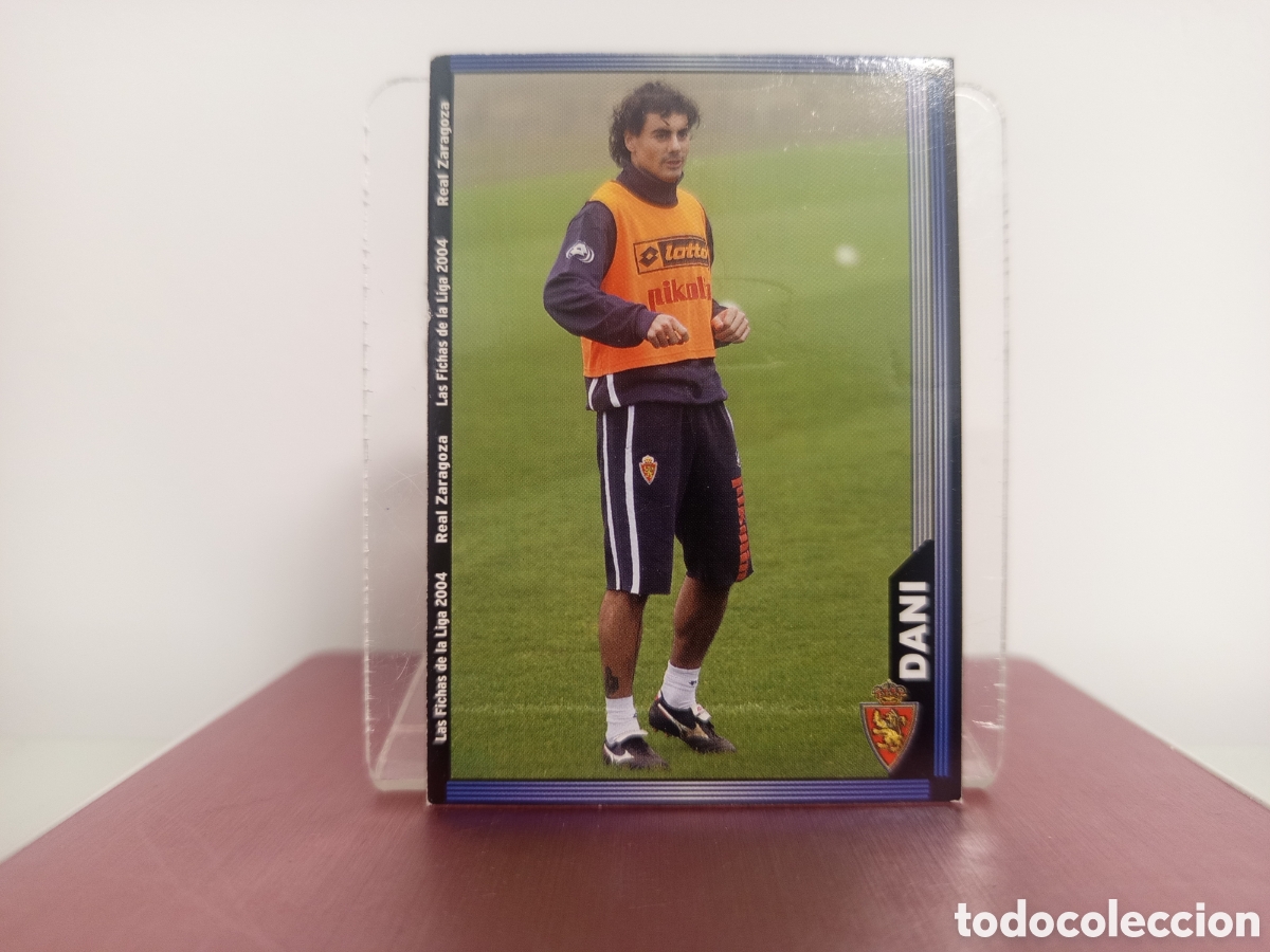 Cromos de F&uacute;tbol: ❇️ CROMO CARD ⚽ DANI ZARAGOZA FICHAS LIGA 2004 2003 2004 MUNDICROMO MC SPORT ❇️