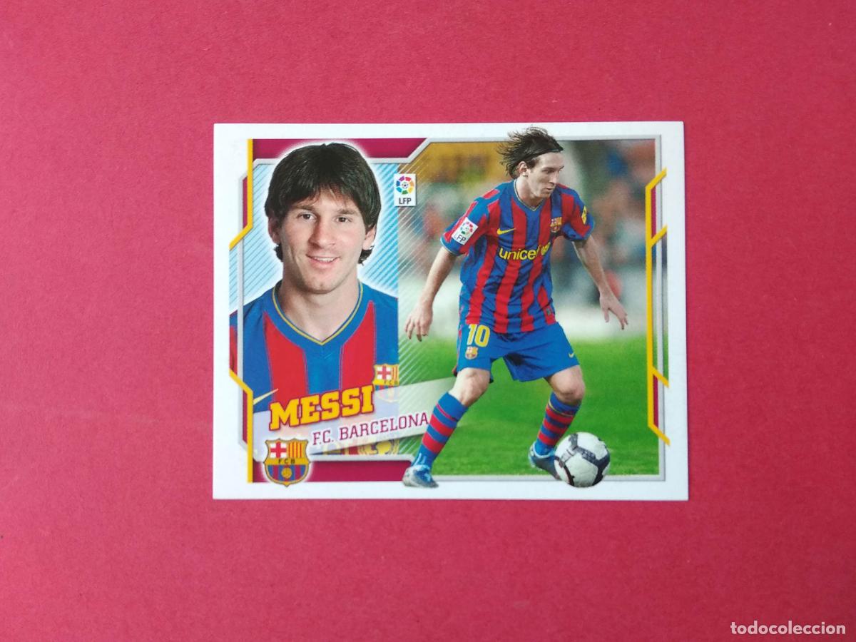Cromos de F&uacute;tbol: EDICIONES ESTE LIGA 10 11 2010 2011 CROMO NUNCA PEGADO MESSI FC BARCELONA N&ordm; 16