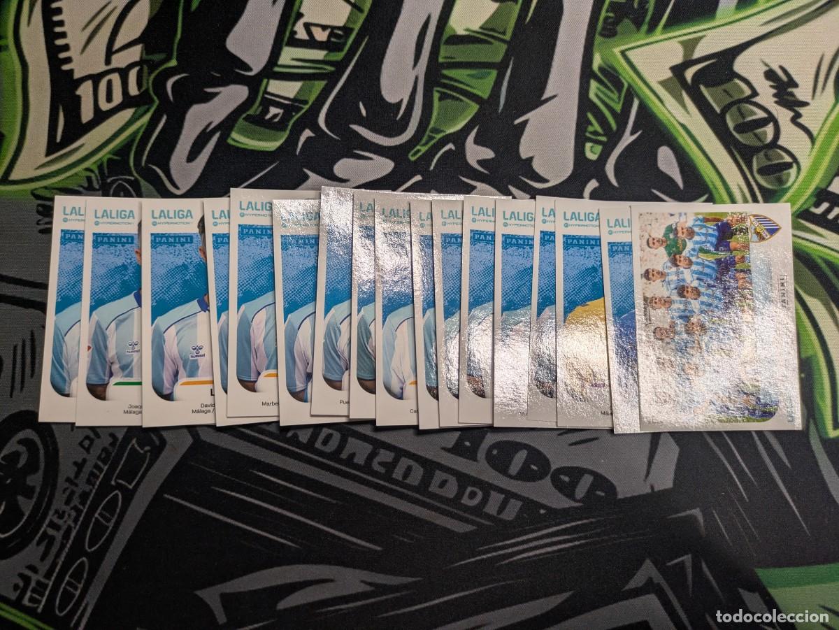 Cromos de F&uacute;tbol: Lote 17 cromos M&aacute;laga CF - Liga Hypermotion 2025/26 - Panini - Sin pegar