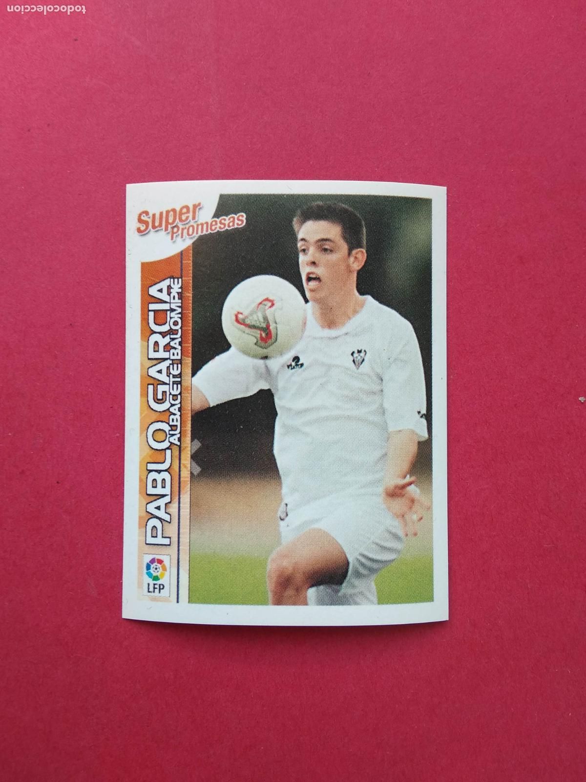 Cromos de F&uacute;tbol: PANINI SUPERLIGA ESTRELLAS 2003 2004 LIGA 03 04 NUNCA PEGADO PROMESAS N&ordm; 452 PABLO GARCIA ALBACETE