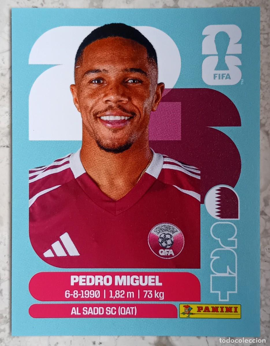 Cromos de F&uacute;tbol: Figurina Panini 2026 Cromo World Cup Usa Mundial 2026 Pedro Miguel Qatar n QAT 7