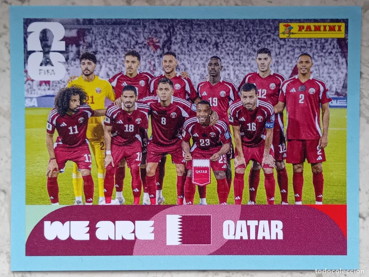 Cromos de F&uacute;tbol: Figurina Panini 2026 Cromo World Cup Usa Mundial 2026 Squadra Team Alineaci&oacute;n Qatar n QAT 13