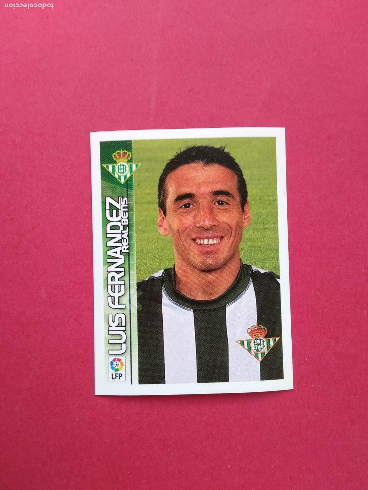 Cromos de F&uacute;tbol: PANINI SUPERLIGA DE ESTRELLAS 2003 2004 LIGA 03 04 NUNCA PEGADO BETIS N&ordm; 132 LUIS FERNANDEZ