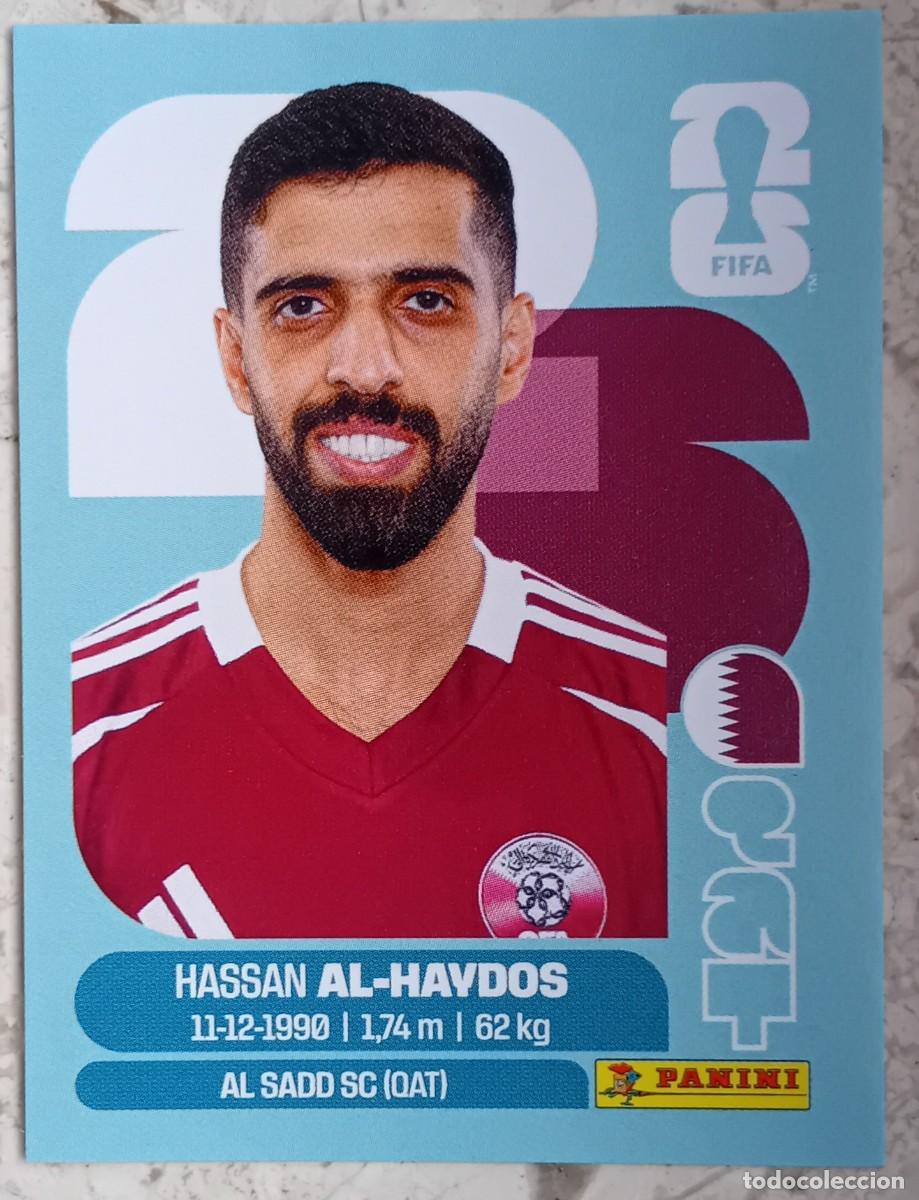 Cromos de F&uacute;tbol: Figurina Panini 2026 Cromo World Cup Usa Mundial 2026 Hassan Al-Haydos Qatar n QAT 16