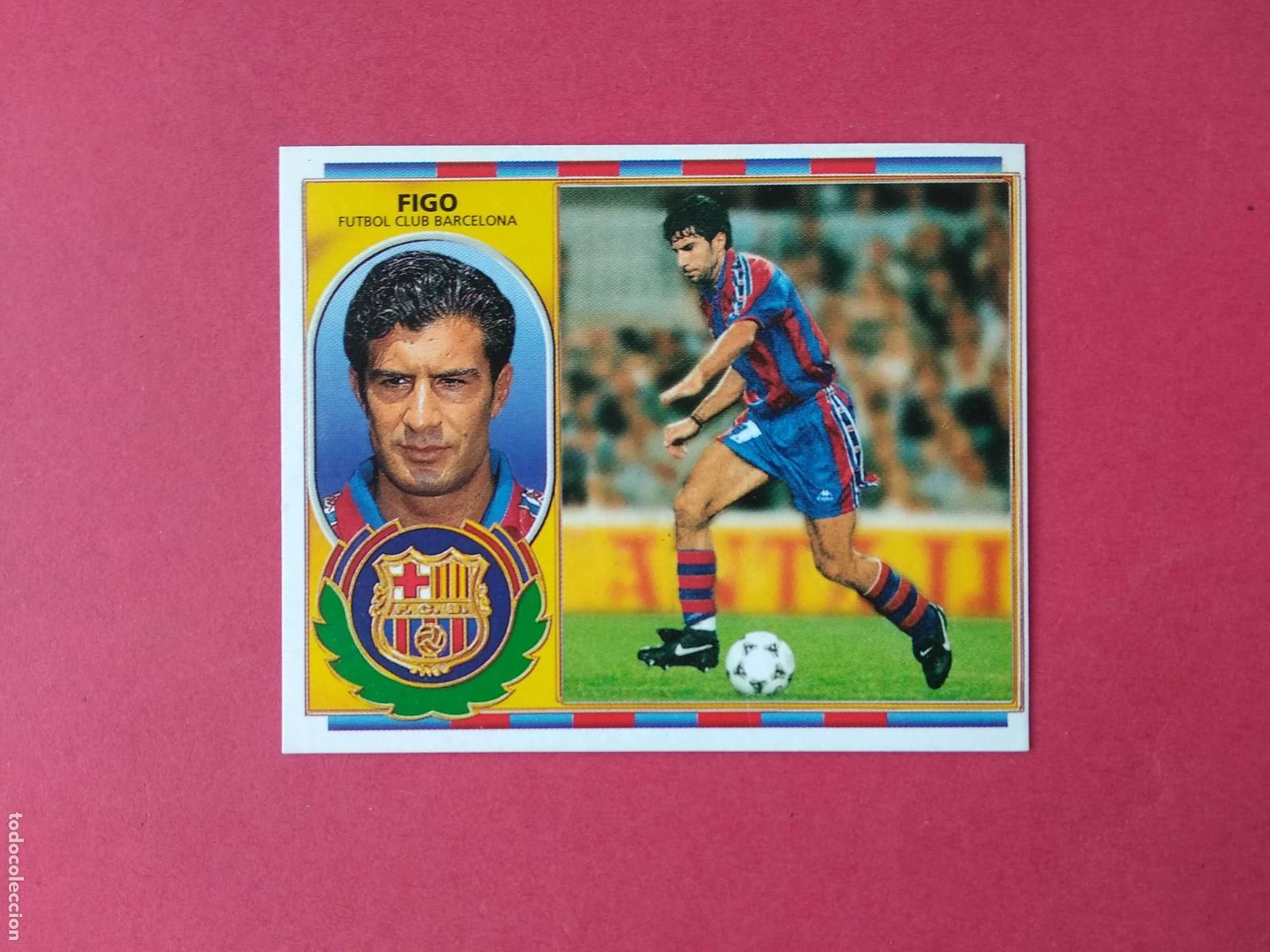 Cromos de F&uacute;tbol: EDICIONES ESTE LIGA 96 97 1996 1997 CROMO NUNCA PEGADO BARCELONA , FIGO