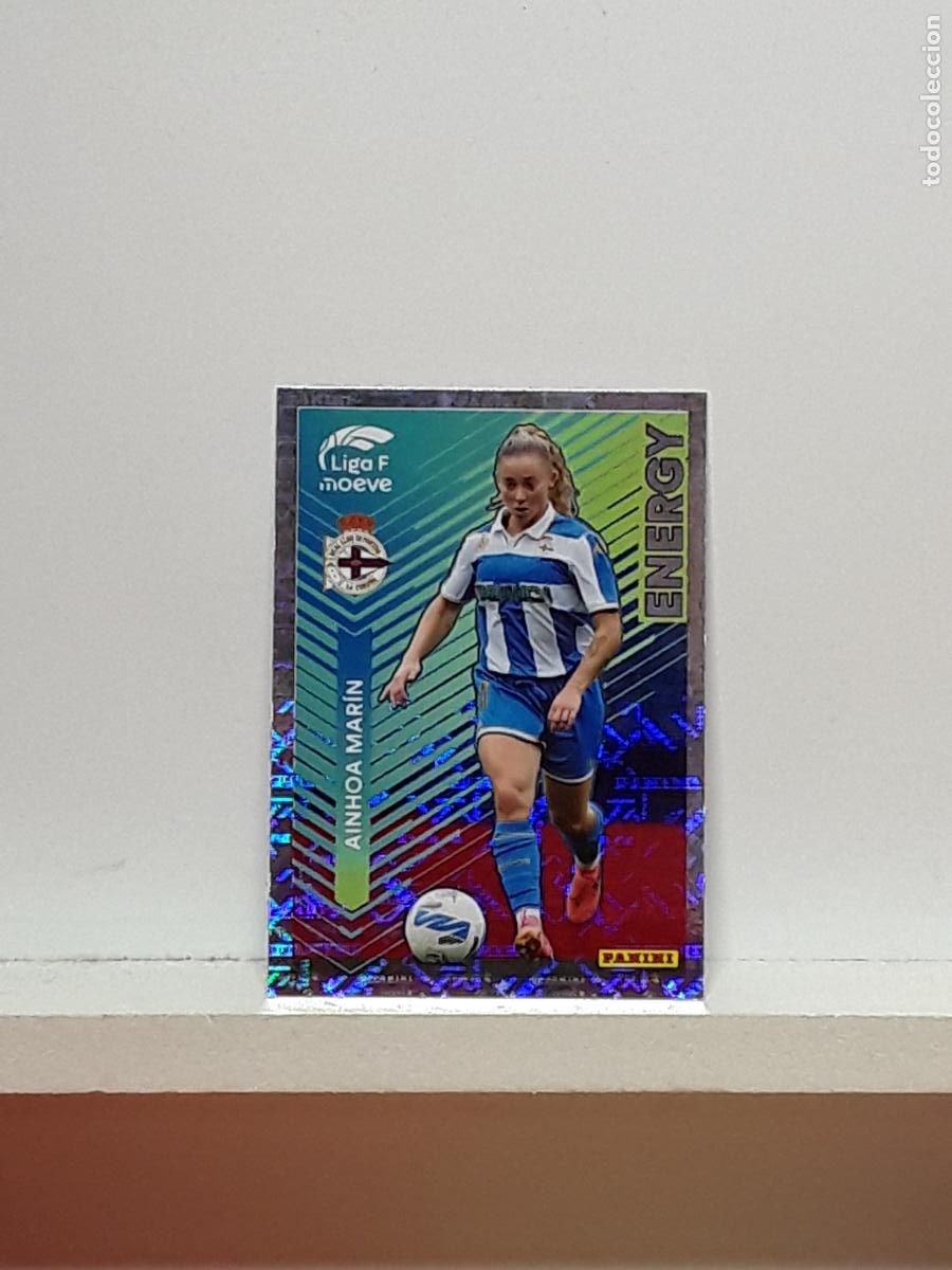 Cromos de F&uacute;tbol: LIGA FEMENINA 2025 2026 F 25 26 ALBUM PANINI LIGA N 327 DEPORTIVO ENERGY AINHOA MARIN