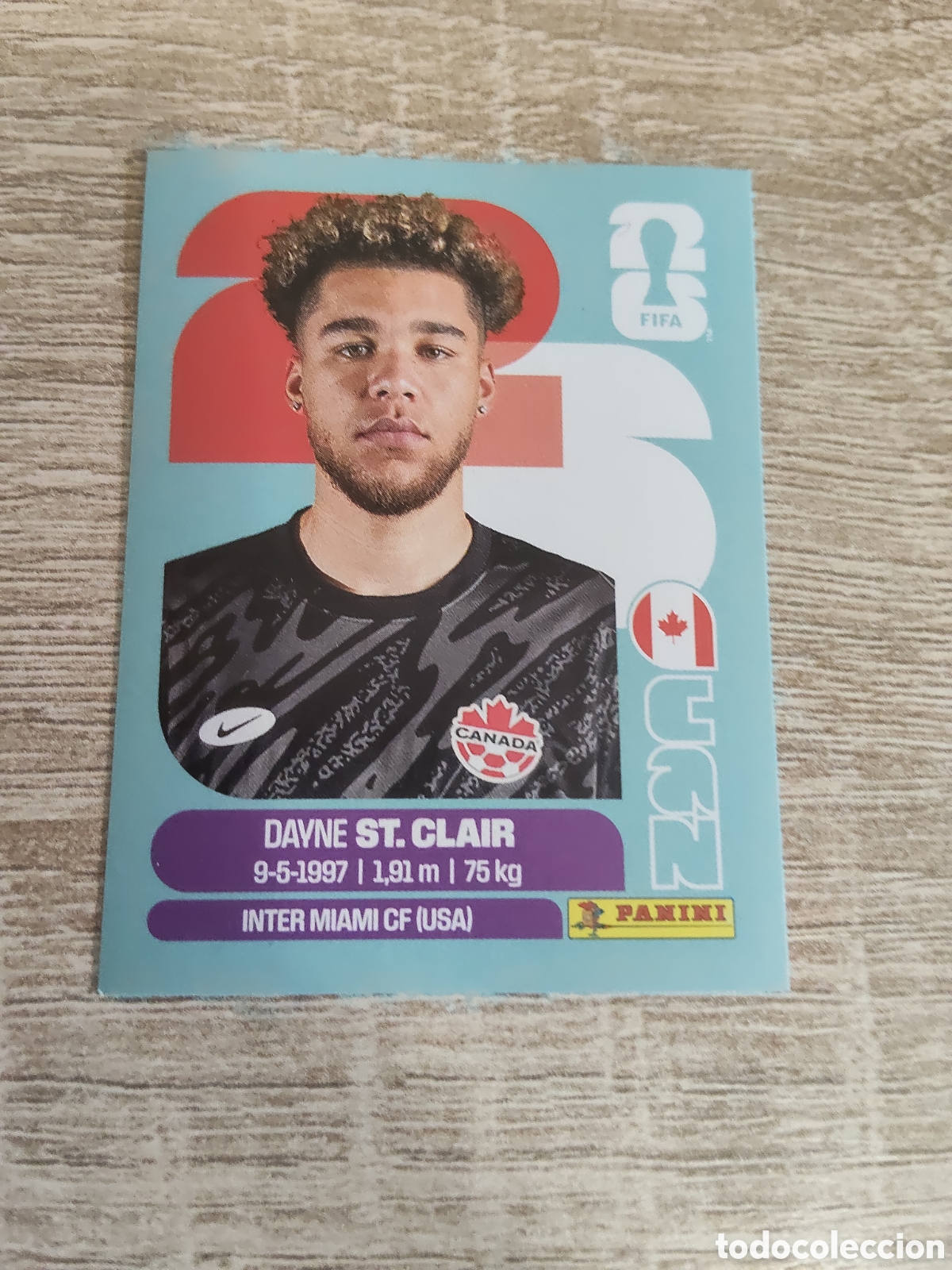 Cromos de F&uacute;tbol: Panini mundial 2026 CAN 2 Dayne St.Clair Canad&aacute;