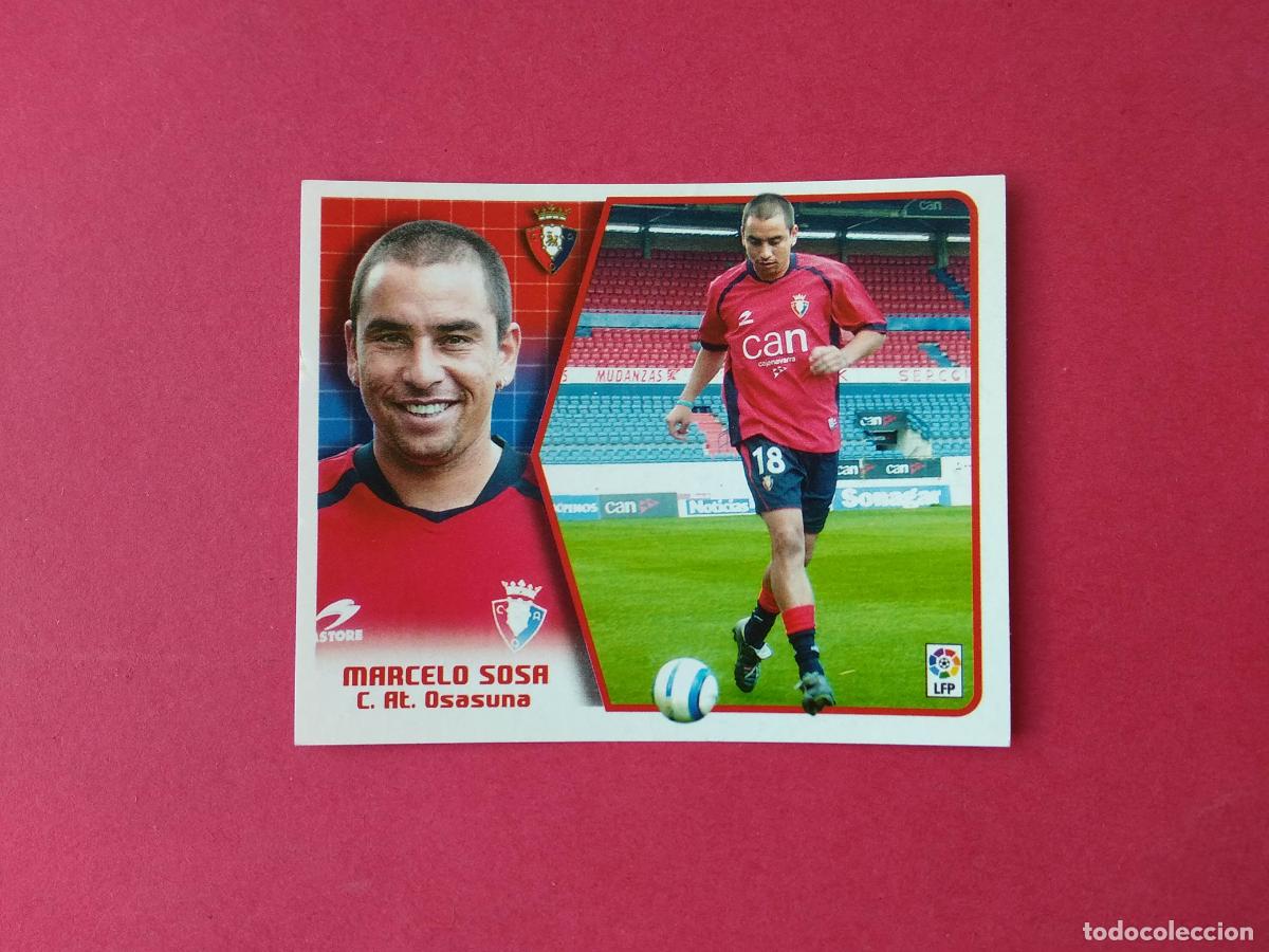 Cromos de F&uacute;tbol: EDICIONES ESTE LIGA 05 06 2005 2006 CROMO NUNCA PEGADO FICHAJE N&ordm; 17 MARCELO SOSA OSASUNA