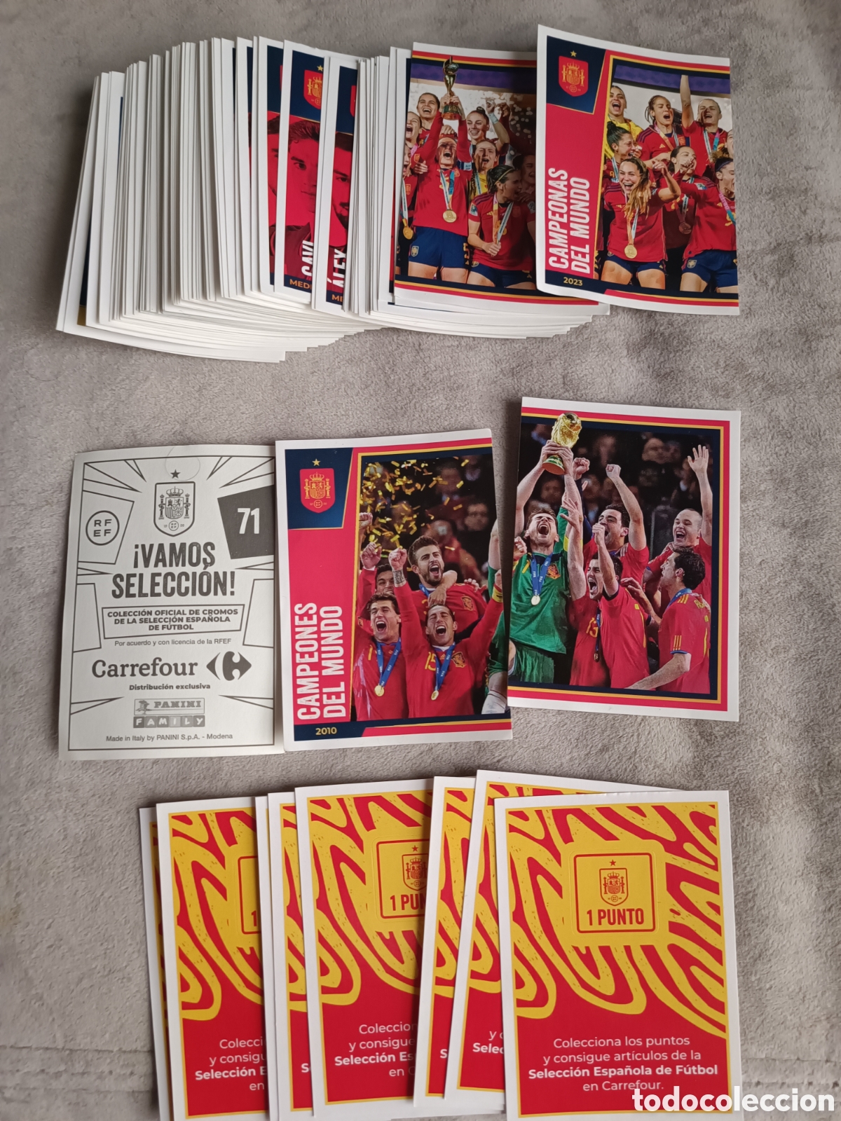 Cromos de F&uacute;tbol: 80 Cromos Vamos Selecci&oacute;n - Carrefour