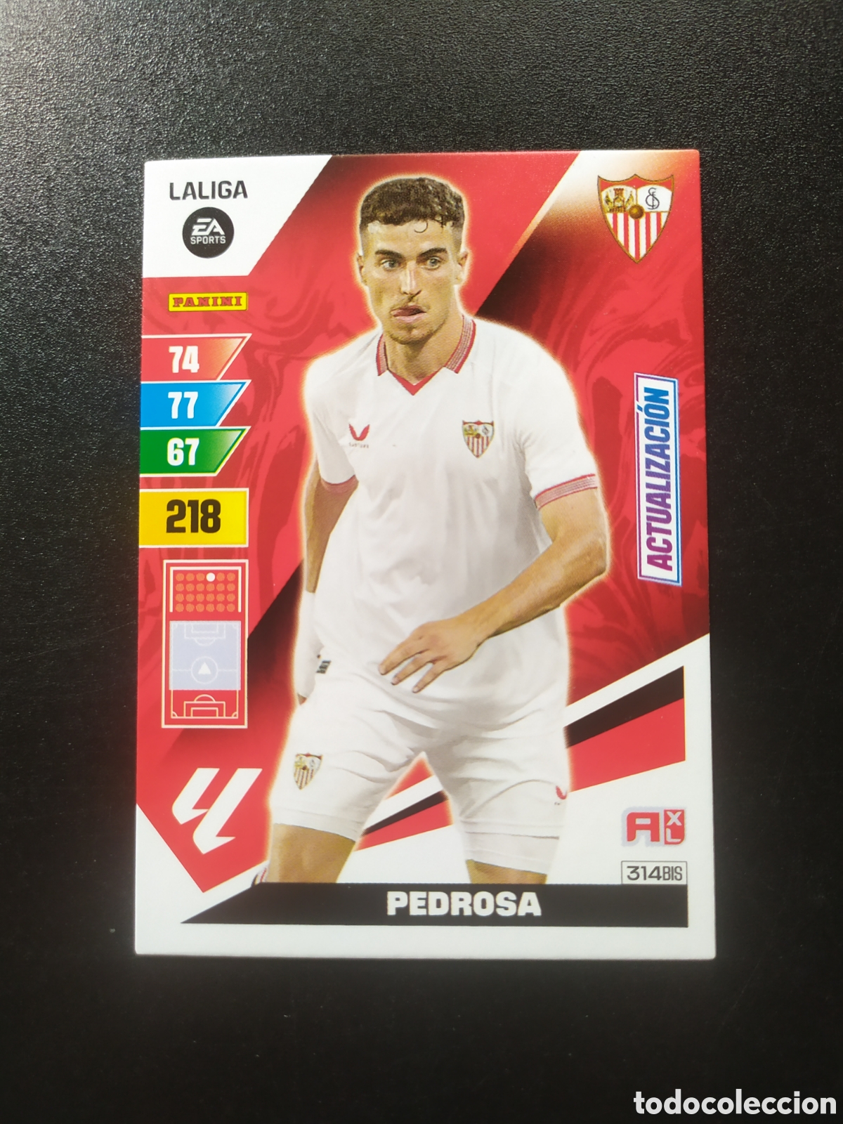 Cromos de F&uacute;tbol: Adrenalyn 2023 2024 23 24 panini Pedrosa actualizaci&oacute;n n&deg; 314 bis Sevilla