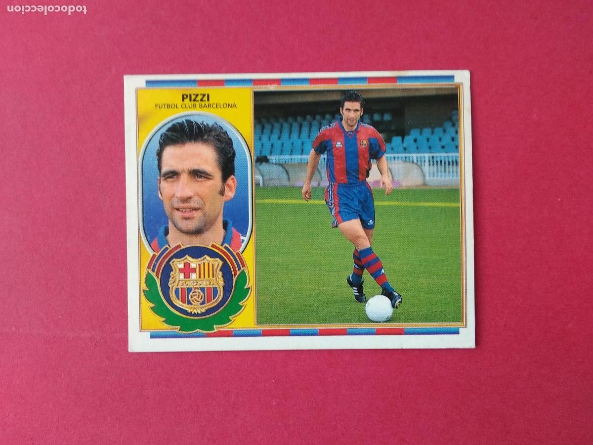 Cromos de F&uacute;tbol: EDICIONES ESTE LIGA 96 97 1996 1997 CROMO NUNCA PEGADO BARCELONA , PIZZI