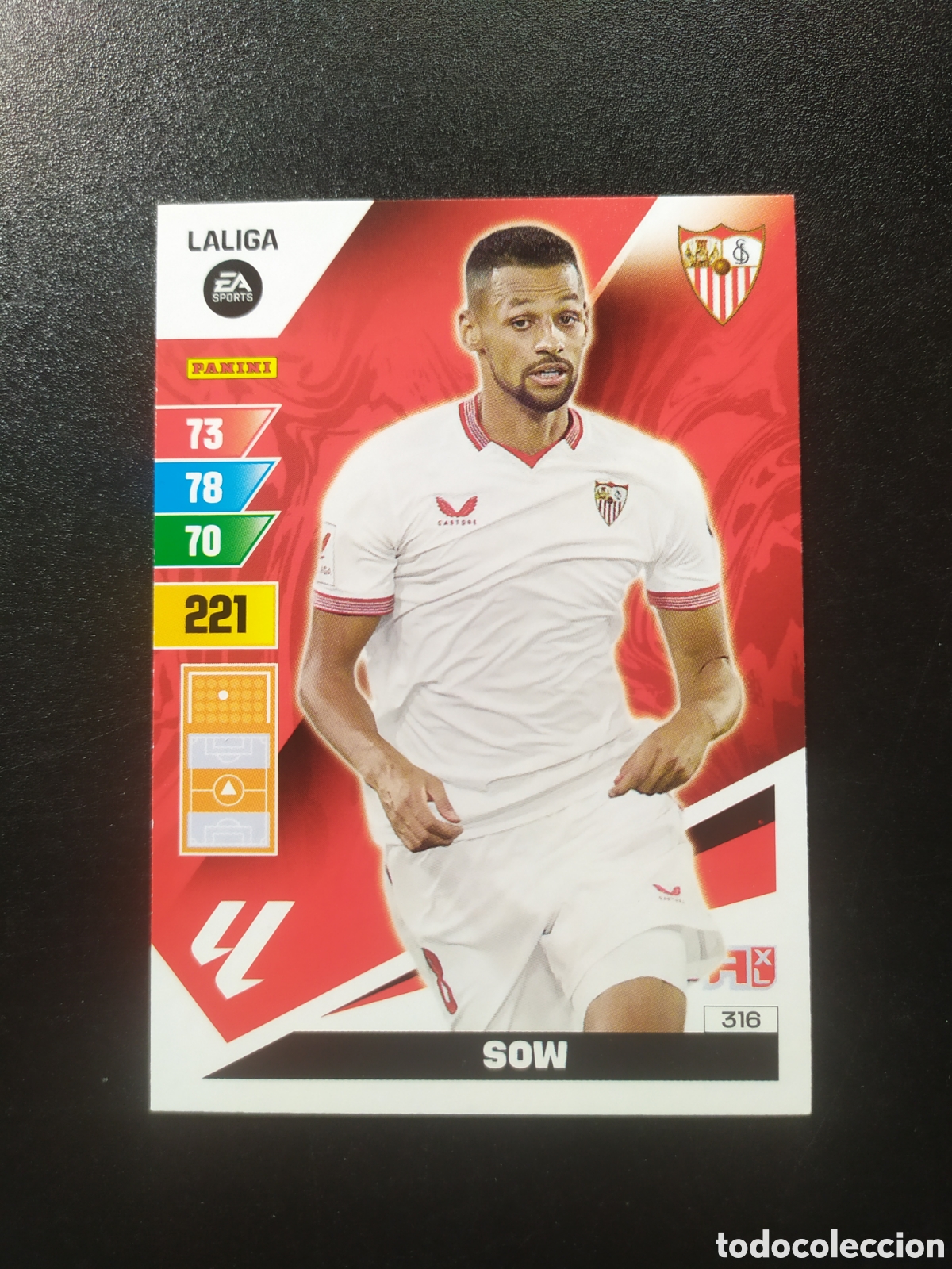Cromos de F&uacute;tbol: Adrenalyn 2023 2024 23 24 panini Sow n&deg; 316 Sevilla