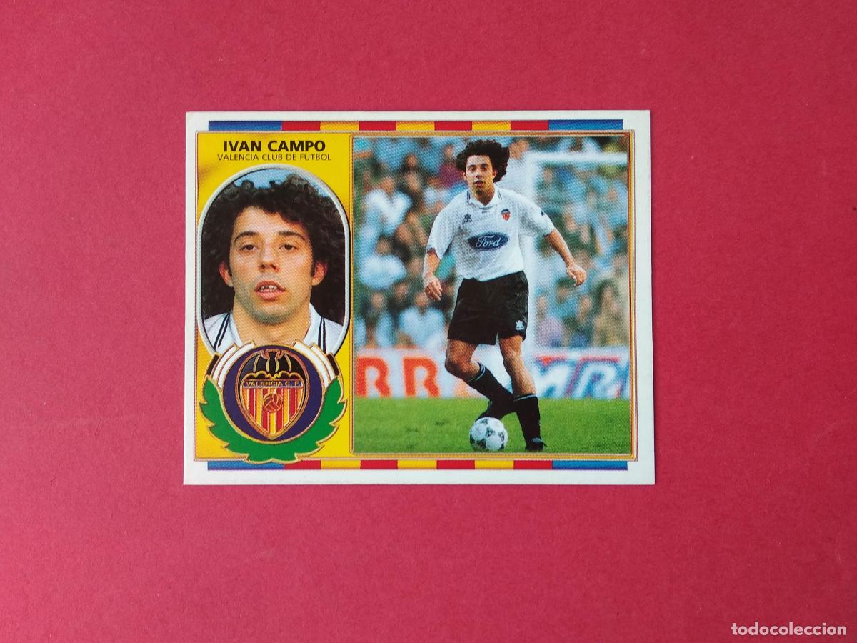 Cromos de F&uacute;tbol: CROMO EDICIONES ESTE LIGA 1996 1997 96 97 FICHAJE N&ordm; 22 IVAN CAMPO , VALENCIA