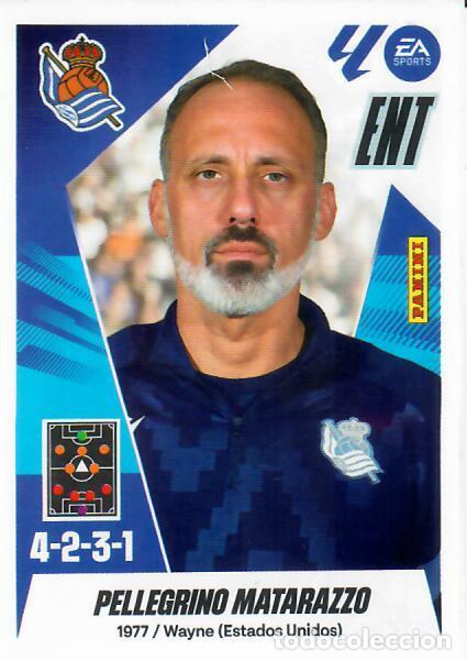 Cromos de F&uacute;tbol: CROMO PANINI LIGA ESTE 2025-26 (25 - 26) - MERCADO DE INVIERNO N&ordm; 42 - MATARAZZO - R. SOCIEDAD