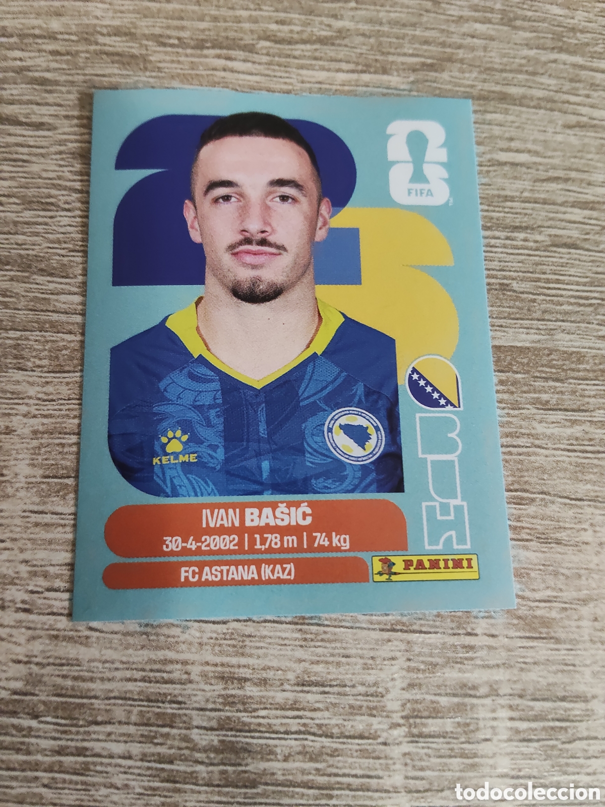 Cromos de F&uacute;tbol: Panini mundial 2026 BIH 12 Ivan Basic Bosnia Herzegovina