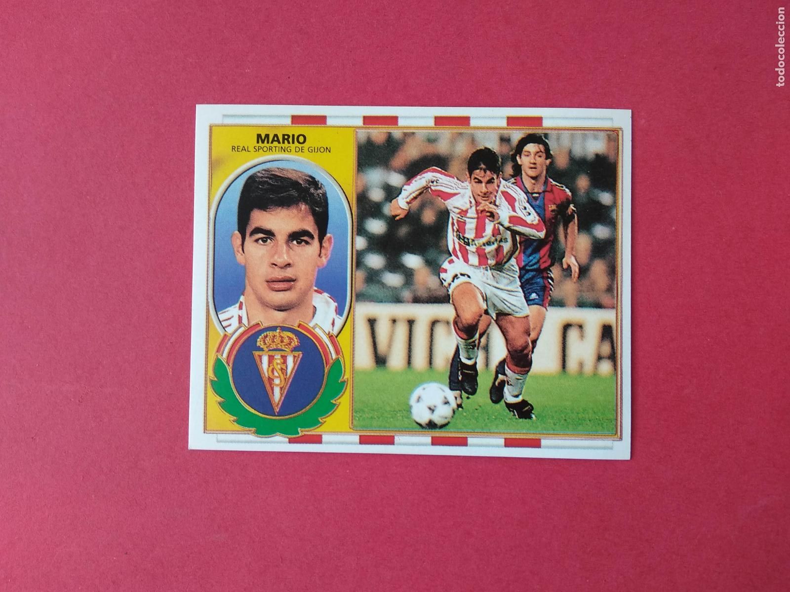 Cromos de F&uacute;tbol: CROMOS EDICIONES ESTE LIGA 96 97 1996 1997 CROMO BAJA NUNCA PEGADO SPORTING DE GIJON MARIO