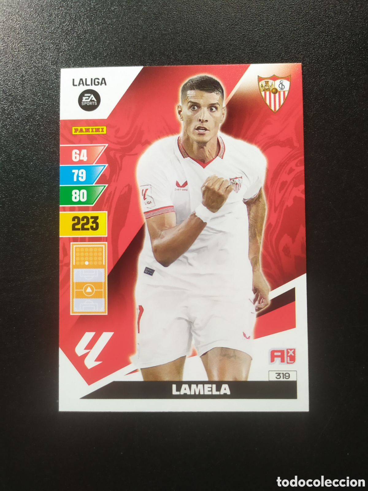Cromos de F&uacute;tbol: Adrenalyn 2023 2024 23 24 panini Lamela n&deg; 319 Sevilla