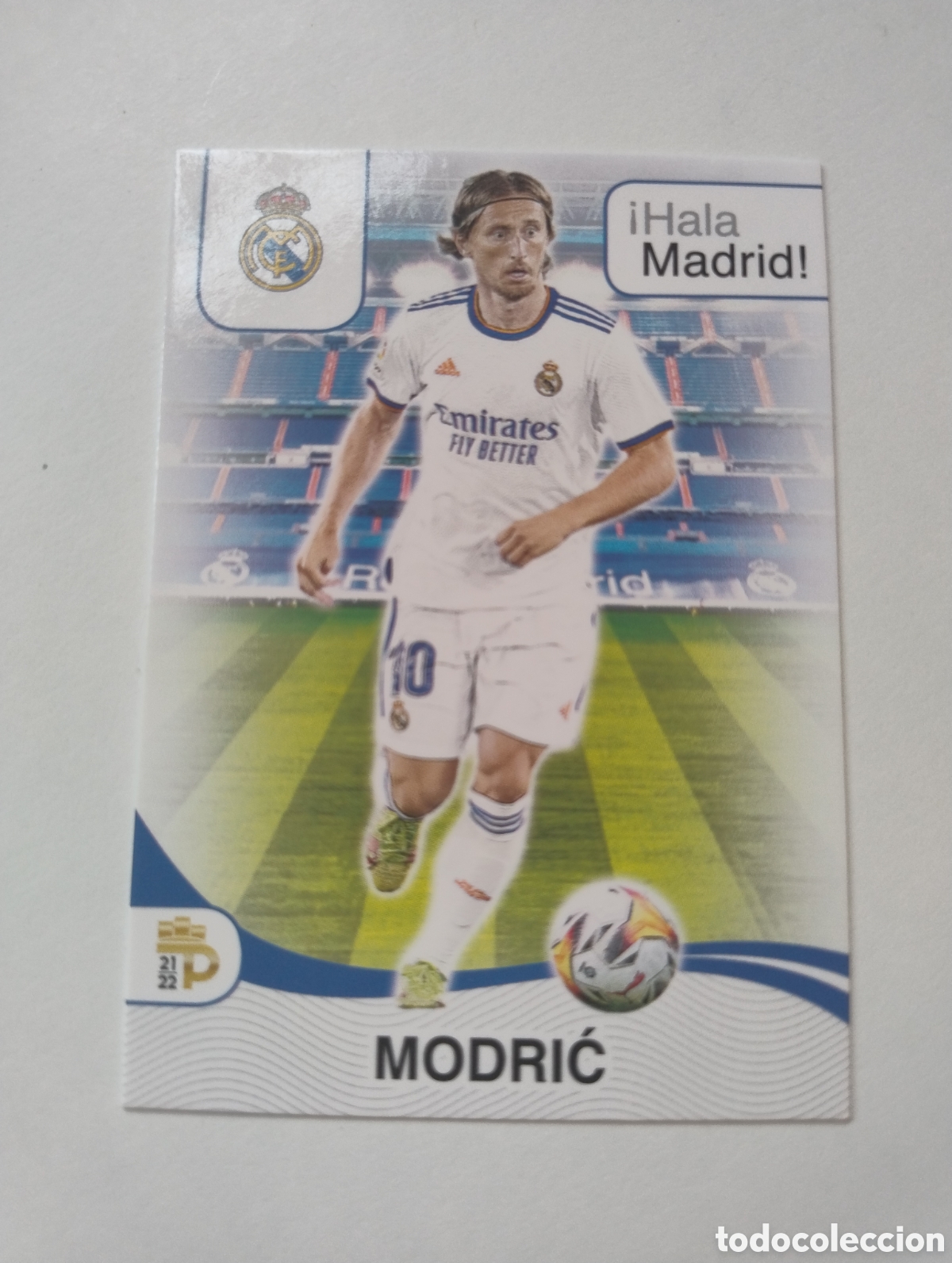 Cromos de F&uacute;tbol: 12 - Modric - Real Madrid - Panini P&oacute;dium Hala Madrid 2022